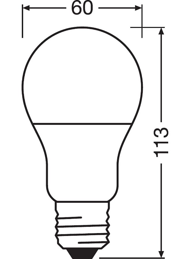 OSRAM Osram Class A60 E27 Led Bulb (8.5 W Day Light) - Image 3