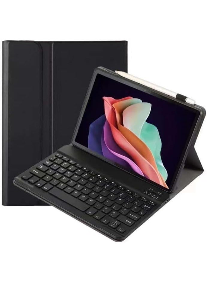MUNTAQI Keyboard Case for Samsung Galaxy Tab S9 Ultra/S8 Ultra/S10 Ultra 14.6" – Detachable Wireless Keyboard with Touchpad, English/Arabic Layout, Slim Protective Case, Magnetic Cover, Multi-View Stand, Rechargeable - Image 3