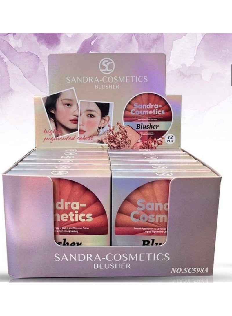 Sandra Blusher 4 Colors SC598A - Image 2