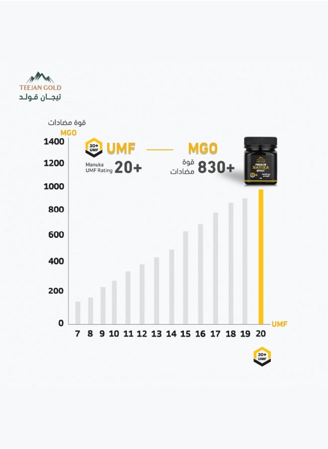 Teejan Gold Manuka Honey UMF 20+ | MGO 830+  - Image 4
