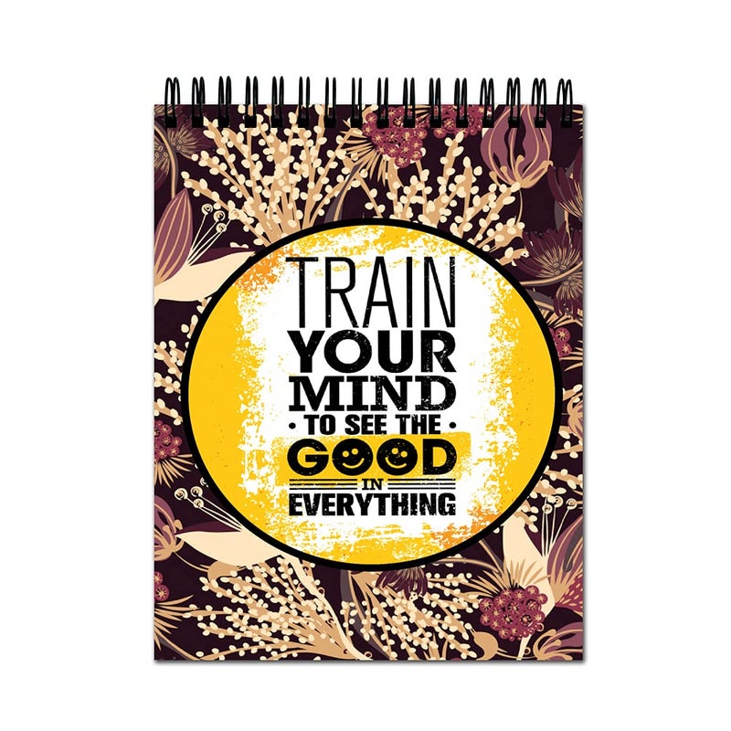 Anuman007 Sketch Book Train Your Mind Sketch Book A4 Thick Sheets A4 Size,100 Sheets/200 Pages - Image 1