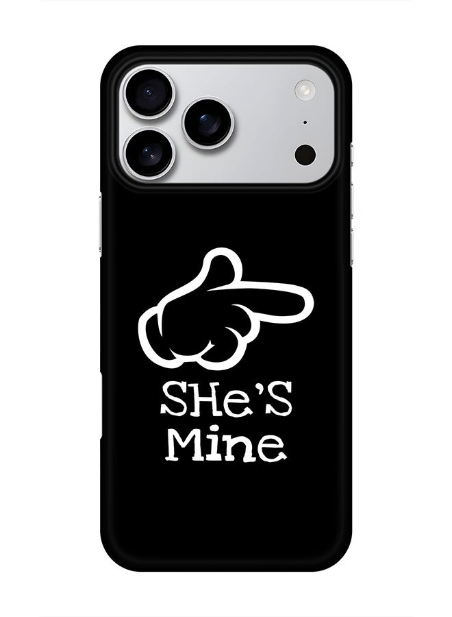 Stylizedd For iPhone 17 Pro Max,Case, [Compatible with MagSafe] Magnetic cover Slim fit Protection Matte, - She's mine