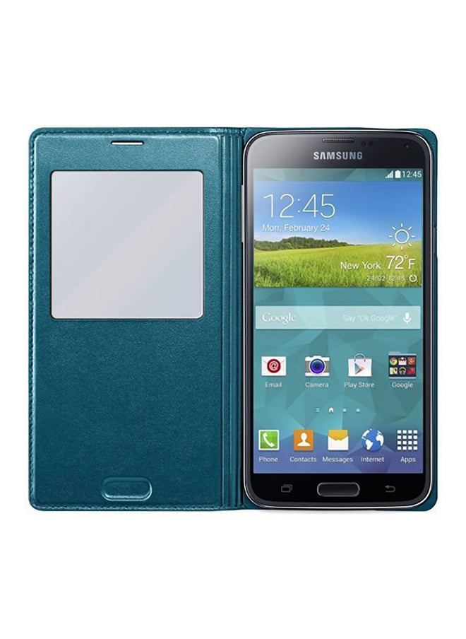 Generic - Flip Case Cover For Samsung Galaxy S5 Blue - Image 1