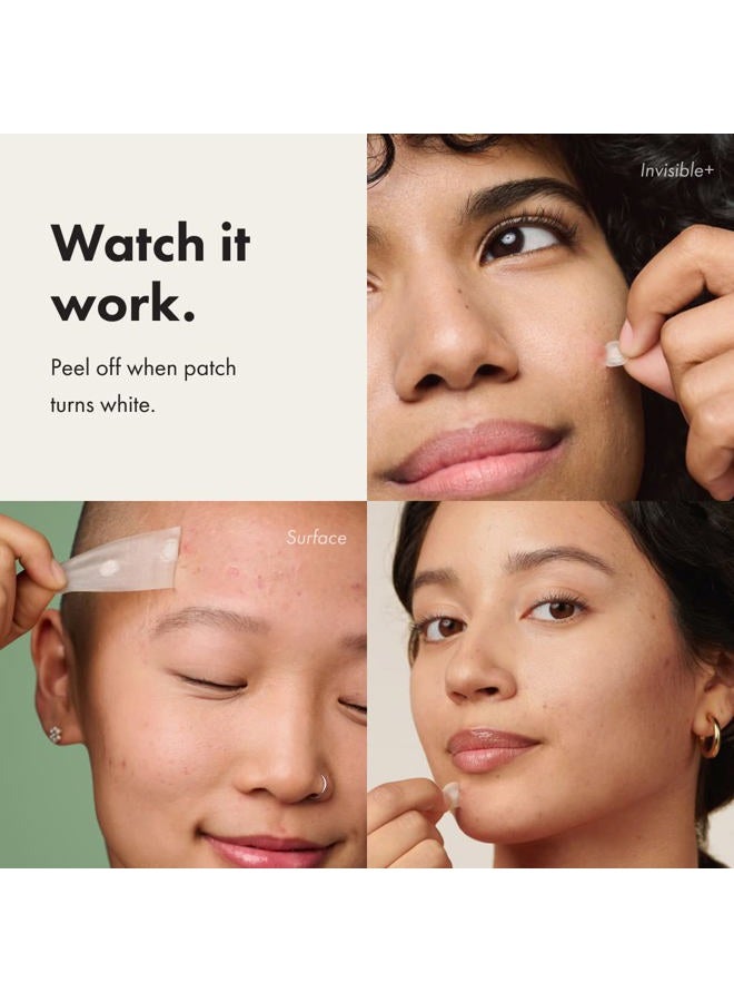 Mighty Patch ™ مجموعة متنوعة من هيرو كوزمتيكس - لاصقات حب الشباب الهيدروكولودية لتغطية البثور والعيوب، ملصقات موضعية للوجه والبشرة، العناية بالبشرة الكورية، 26 قطعة - Image 4