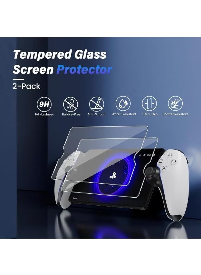 phomemo 2 Pack 9H UltraHD Tempered Glass Screen Protector for PlayStation Portal Remote Player 8 Inch, Anti-Scratch, Anti-Fingerprint, Bubble-Free - Image 5