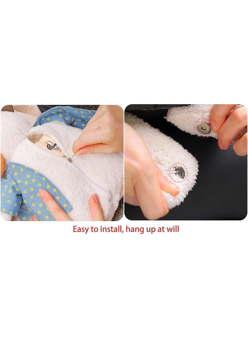 Hanging Car Tissue Box Holder for Car Duck Stuffed Animals Car Accessories,Cute Tissue Box Cover,Funny Toilet Paper Holder - Image 3