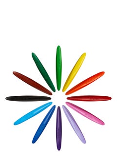 Disney Frozen 12Pc Plastic Triangular Crayons  - Image 3