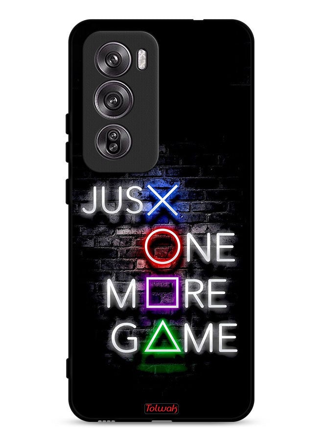Tolwak Oppo Reno12 Pro 5G Protective Case Cover Just One More Game - Image 1