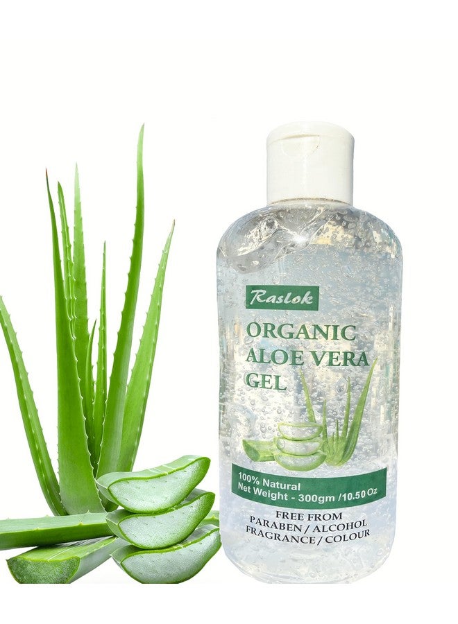 Raslok 100% Pure Natural Aloe Gel For Moisturizing Face Skin & Hair Caredurable Moisturizing Hydrating Soothing Nonsticky (10.50 Oz) - Image 4