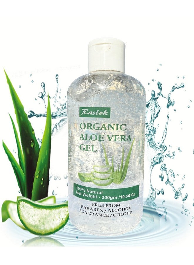 Raslok 100% Pure Natural Aloe Gel For Moisturizing Face Skin & Hair Caredurable Moisturizing Hydrating Soothing Nonsticky (10.50 Oz) - Image 2