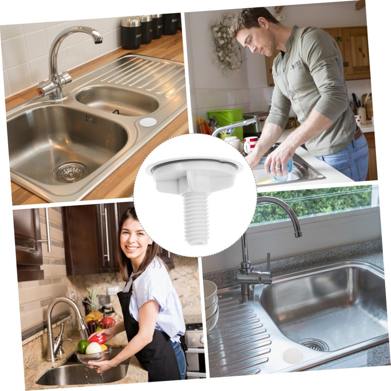 4Pcs Kitchen Sink Hole Cover Plug Caps Sealing Prevent Overflow Easy Installation - Image 4