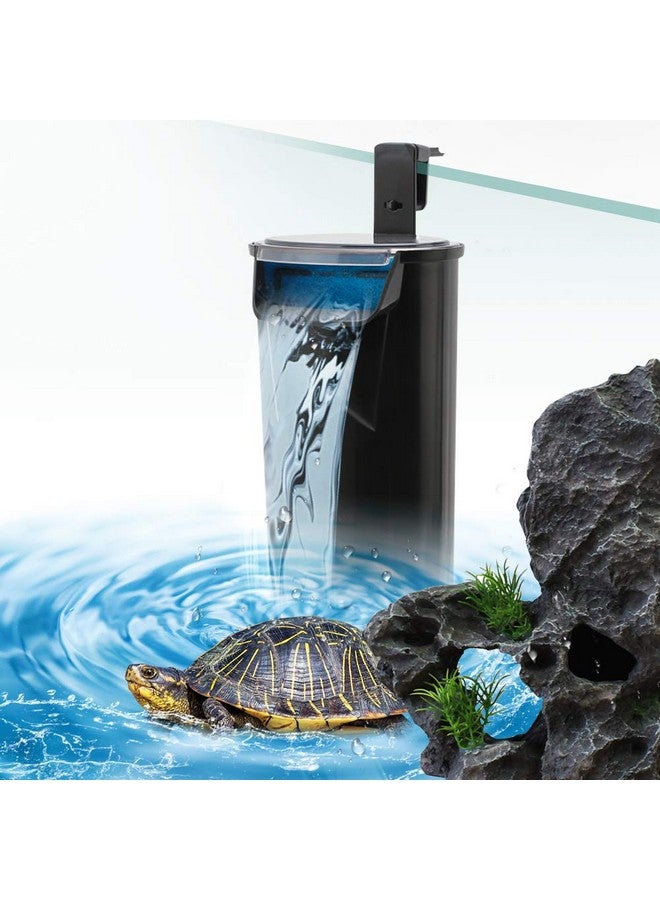 Senzeal Aquarium Turtle Filter Quiet Low Water Level Filter Pump 5W 400L/H Internal Fish Tank Filter for Fish Tank Turtle Tank - Image 1