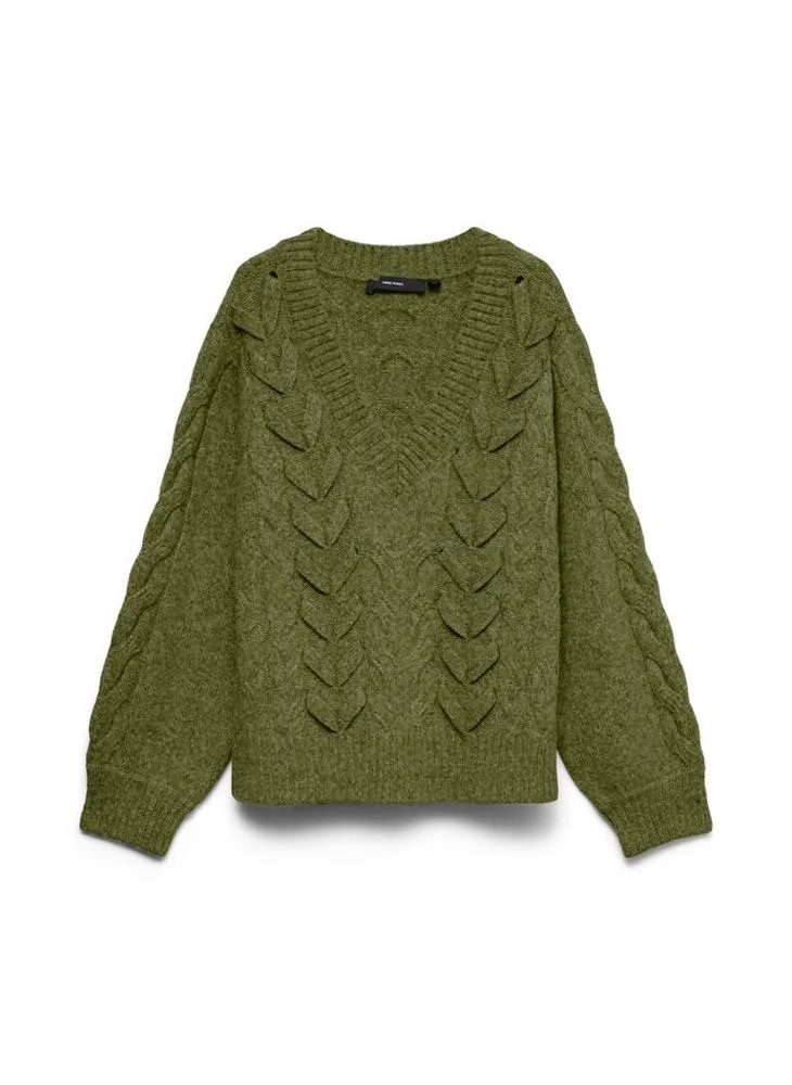 Vero Moda Long-Sleeve V-Neck Pullover