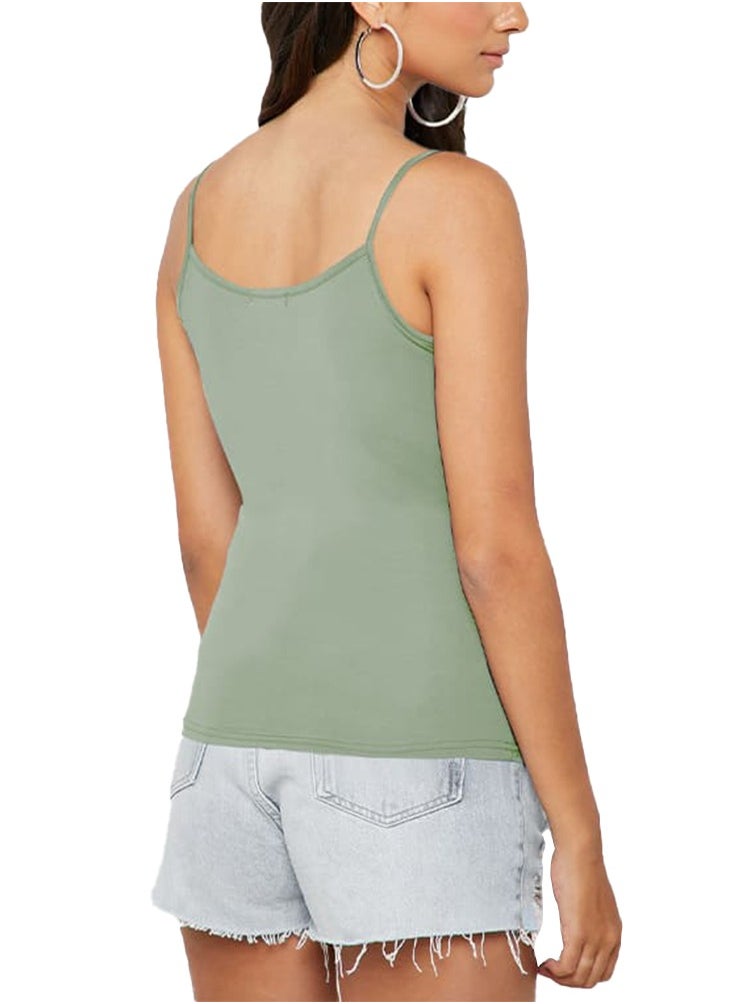 Nileton - Basic Tank Top Spaghetti Strap Cotton - Image 1