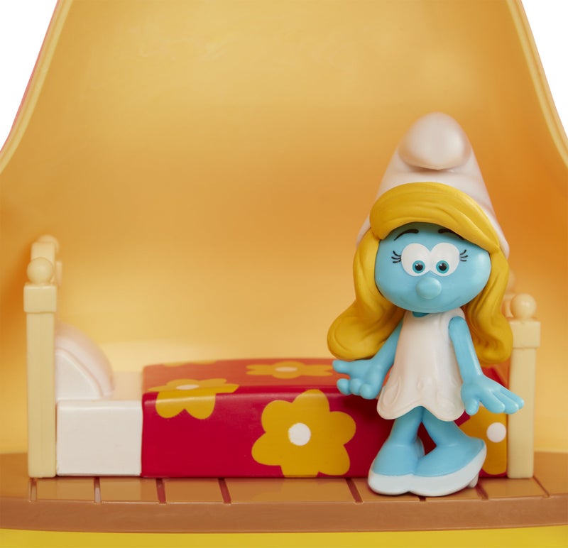 THE SMURFS Smurfs The Lost Village Movie Mushroom House Playset with Smurfette Figure - Image 4