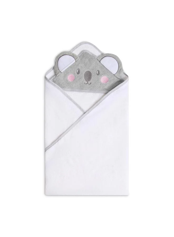 Luna & Lily Kids 3D Organic Cotton Woven Hooded Towel