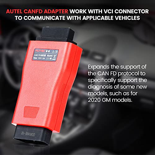 Autel CAN FD CANFD Adapter Work with VCI Connector for Autel Scanner Diagnostic Scan Tool MaxiSys Series Support Diagnosis of Vehicle Models with CAN FD Protocol - Image 3