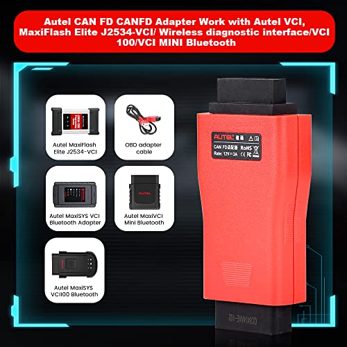 Autel CAN FD CANFD Adapter Work with VCI Connector for Autel Scanner Diagnostic Scan Tool MaxiSys Series Support Diagnosis of Vehicle Models with CAN FD Protocol - Image 4