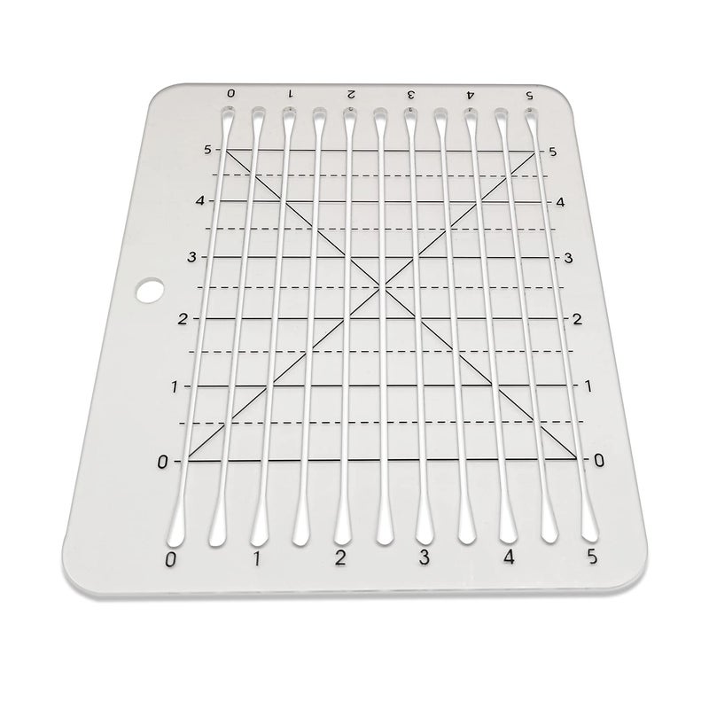 YICBOR Charming Shape Cut Quilting Ruler and Template CSCR5