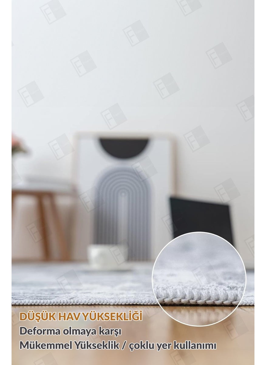 Faiend - Cutting Carpet Machine Washable Non-Slip Base Stain Resistant Kitchen Carpet Living Room Floor Mat Gold-Beige - Image 1