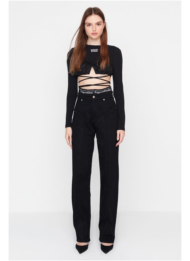 trendyol - Black Wide Leg Jeans - Image 1