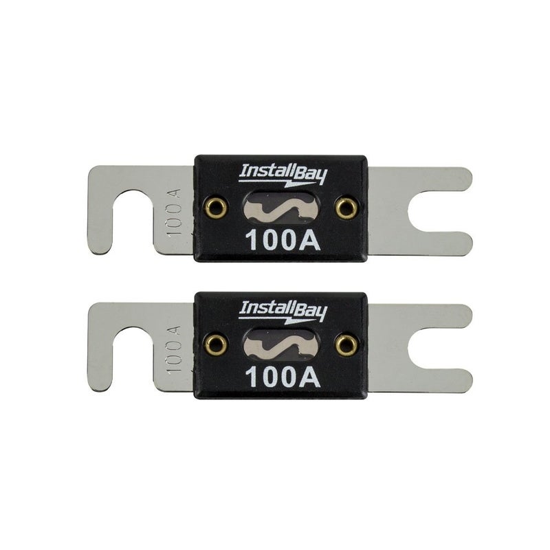 فيوزات ANL10010 100 أمبير من إينستال باي - عبوة 10 قطع باللون الأسود