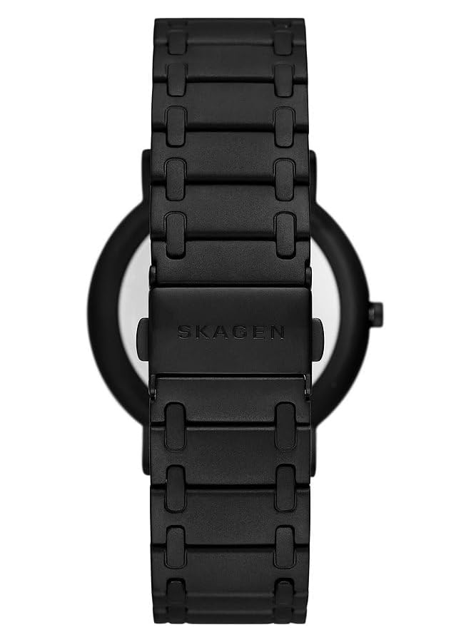 Skagen Signatur Watch For Men Quartz Movement With Stainless Steel Leather Strap - Image 3