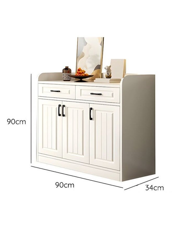 NKX Modern Wooden Storage Kitchen Cabinet with Shelves for Living Room & Kitchen  - Image 4