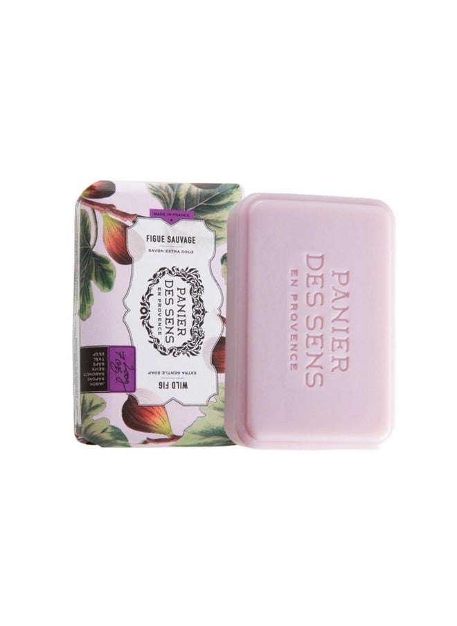PANIER DES SENS Wild Fig Shea Butter Natural Bar Soap Bath & Body Soap Barsmade In France 95% Natural2 Bars 7Oz200G Each  - Image 2