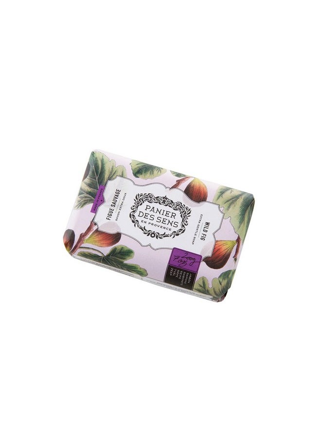 PANIER DES SENS Wild Fig Shea Butter Natural Bar Soap Bath & Body Soap Barsmade In France 95% Natural2 Bars 7Oz200G Each  - Image 3