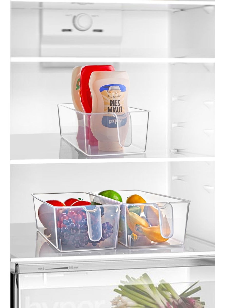 Nandy Home Frigo Midi Refrigerator & Cabinet Organizer with Handle 3 Pieces  - Image 1