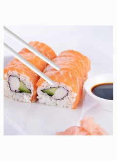 SYOSI Ceramic Chopsticks Set of 5, Porcelain Chopsticks, Cute Chinese Porcelain Chopsticks Easy to Clean, Great Replacement of Plastic/Wooden Chopsticks, Reusable Chopsticks Dishwasher Safe, 9.7Inch  - Image 2