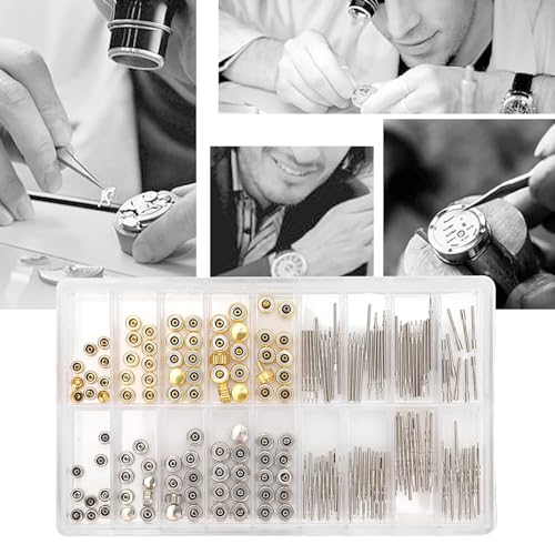 Kodrily Watch Repair Kit, 1 Box Watch Crown Replacement, Stainless Steel Wristwatch Stem Extender, Wristwatch Crown Spring with Different Sizes for Watches Repair - Image 4