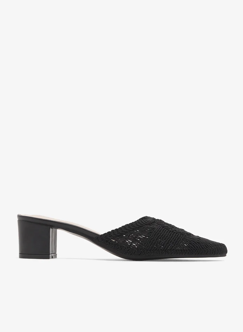 Low Heeled Slip On Pump