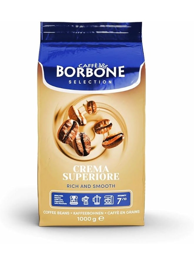 كافيه باربون كافيه بربون كريما سوبريوري حبوب كاملة / 1000 غ - Image 1