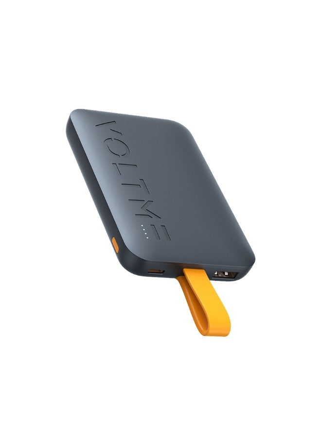 فولتمي شاحن متنقل فولتمي هايبركور سلينق بمنفذ USB-C ومنفذ USB بسعة 10000 مللي أمبير وبقوة 22.5 واط - أزرق داكن - Image 1