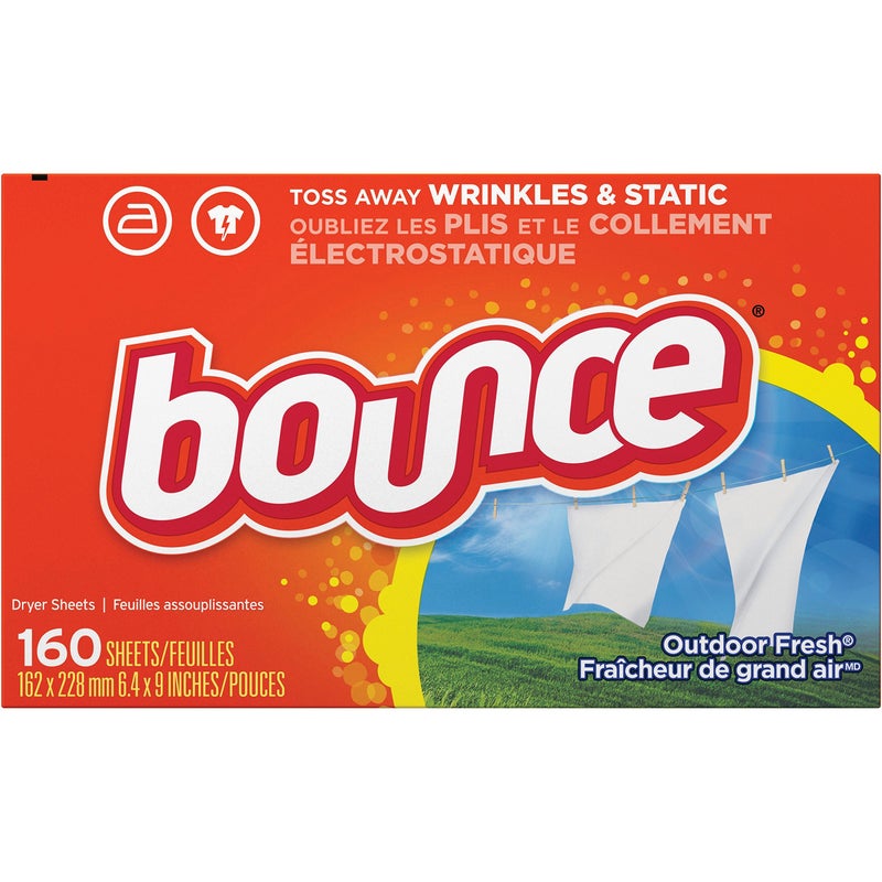 Bounce Outdoor Fresh Dryer Sheets  160 Sheets - Image 1