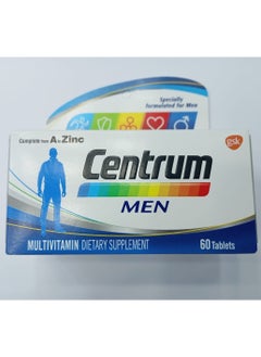 gsk Centrum Men Complete A to Zinc Multivitamin Tablets 60's  - Image 1