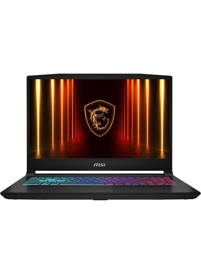 MSI Katana 15 HX Gaming Laptop, Intel Core i7-14650HX, 15.6 Inch 165Hz QHD , 64GB RAM, 4TB SSD, NVIDIA RTX 5070 8GB, Win 11  Home, English/Arabic,   Black english Black - Image 1
