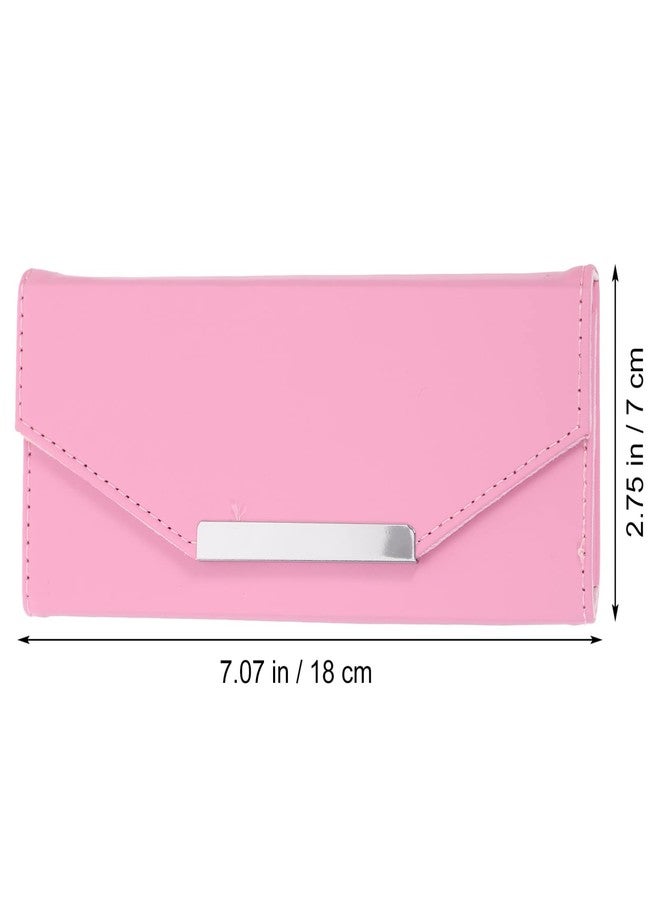 Beaupretty Lash Case Eyelash Extension Grafting Box Makeup Tools Storage Bag for Home Salon Travel Pink - Image 2
