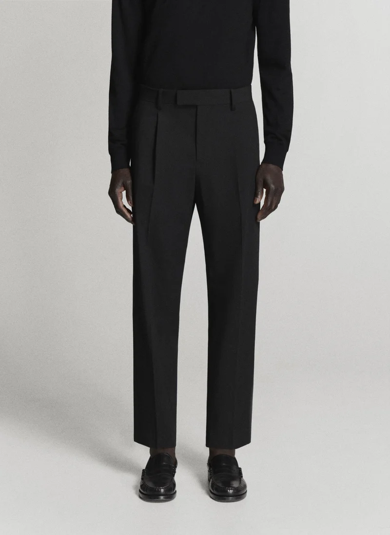 Mango Man Boston Regular-Fit Suit Trousers