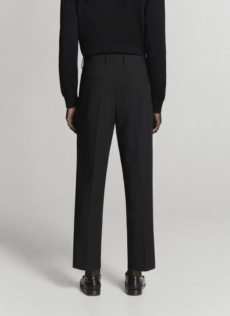 Mango Man Boston Regular-Fit Suit Trousers
