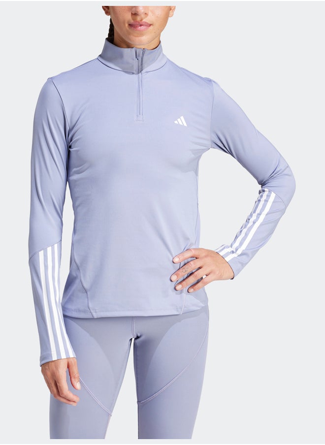 Adidas - Hyperglam Training Quarter-Zip Track Top - Image 1