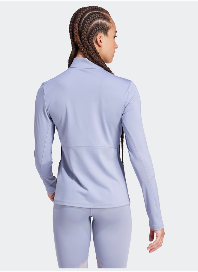 Adidas - Hyperglam Training Quarter-Zip Track Top - Image 1