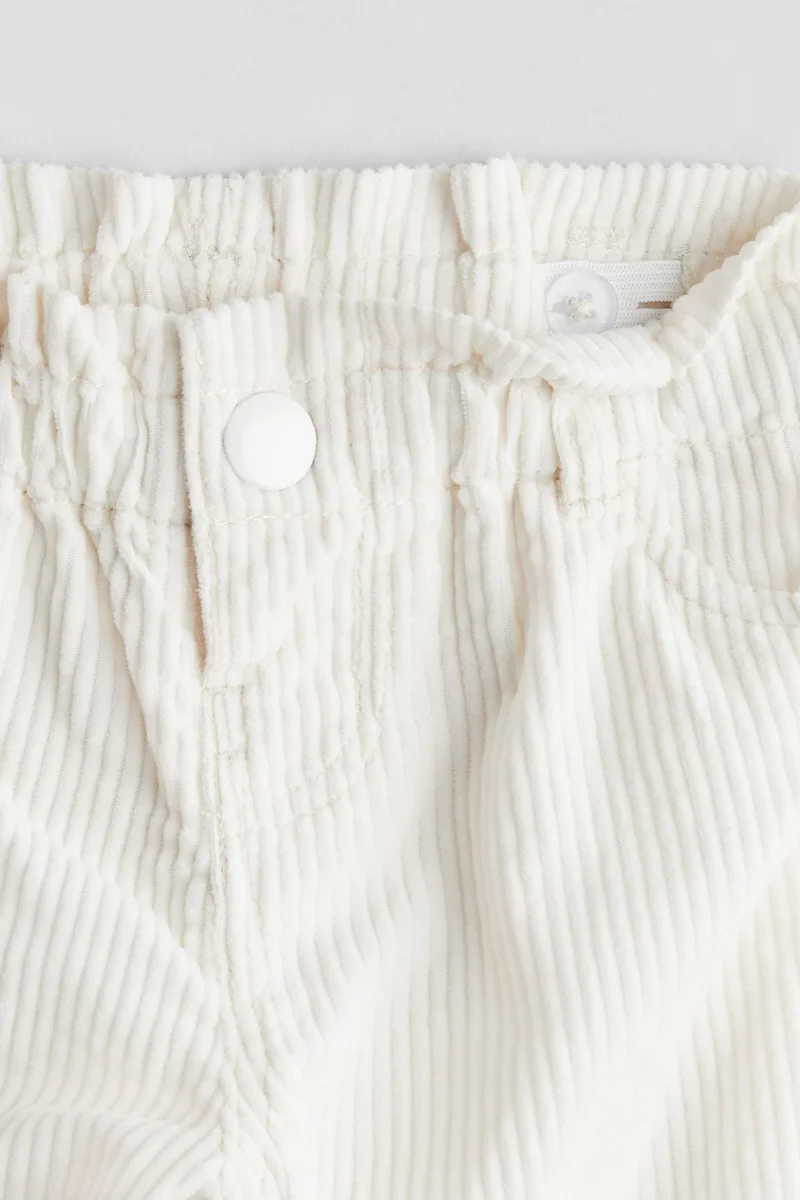 H&M Cotton corduroy trousers