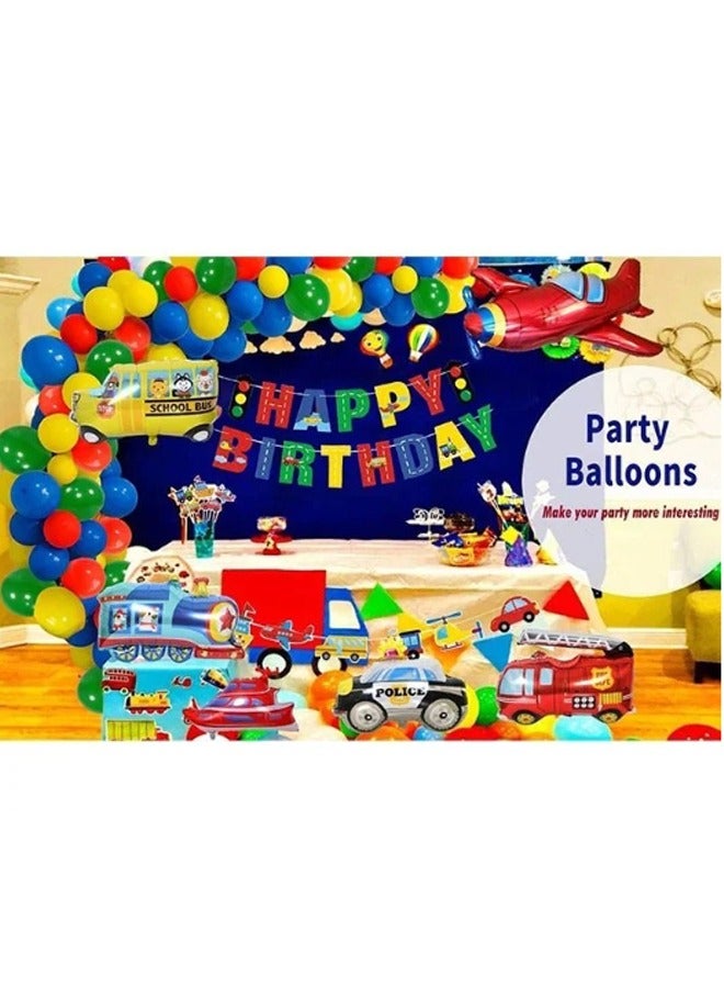 JEEJPV Baby Boy's Birthday Party Decoration Balloon Arch Garland Set with Happy Birthday Banner,Perfect for Graduation Baby Shower Birthday Bachelorette Party Backdrop Decoration - Image 4