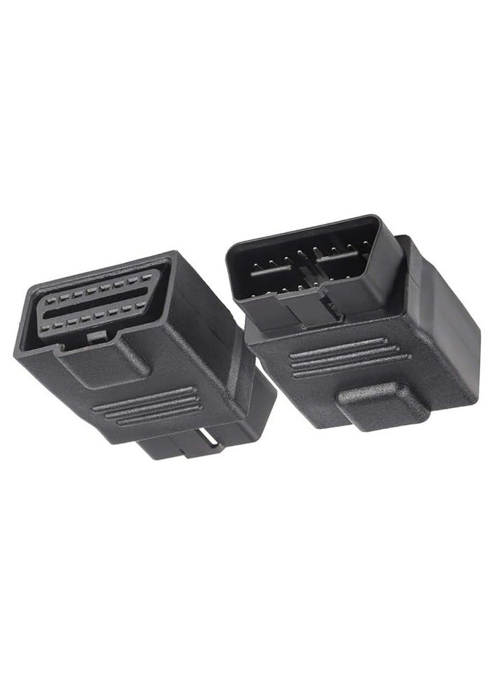 Generic Full OBDII 16 Pin Male to Female OBD2 Adapter Extension Connector for Auto Repair Shop or Testing Institution  - Image 2