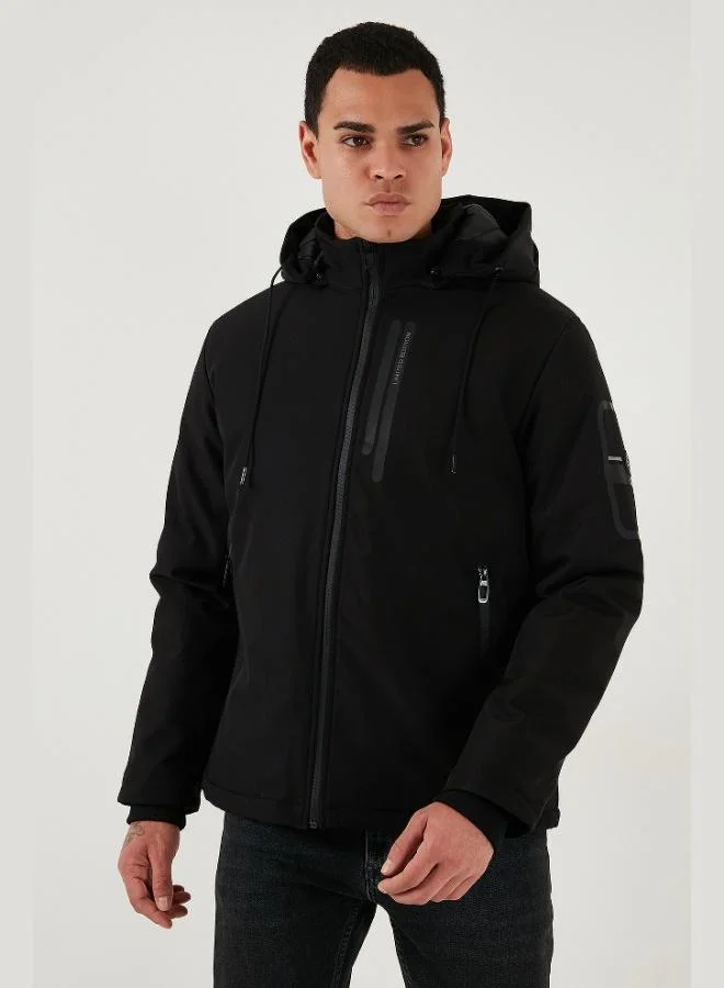 Buratti  Buratti Regular Fit Jacket with Detachable Hood and Pockets, Men's Jacket 497ALBERT for Men | Best Price UAE