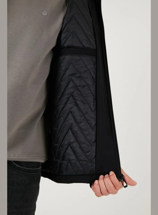 Buratti  Buratti Regular Fit Jacket with Detachable Hood and Pockets, Men's Jacket 497ALBERT for Men | Best Price UAE