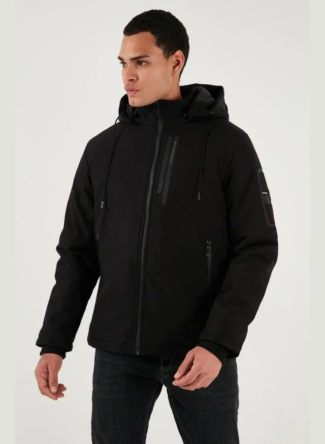 Buratti  Buratti Regular Fit Jacket with Detachable Hood and Pockets, Men's Jacket 497ALBERT for Men | Best Price UAE